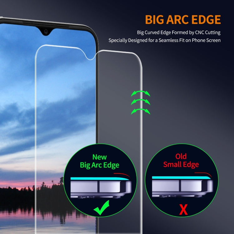 For OPPO A18 / A38 ENKAY 9H Big Arc Edge High Aluminum-silicon Tempered Glass Film - OPPO Tempered Glass by ENKAY | Online Shopping South Africa | PMC Jewellery | Buy Now Pay Later Mobicred