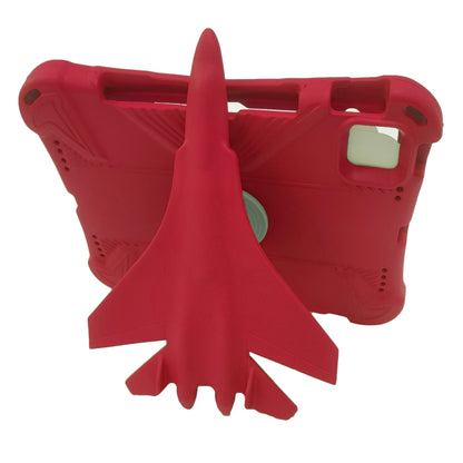 For iPad Air 11 2025 / 2024 360 Rotation Aircraft Holder EVA Shockproof Tablet Case(Red) - iPad Air 11 2025 / 2024 Cases by PMC Jewellery | Online Shopping South Africa | PMC Jewellery | Buy Now Pay Later Mobicred