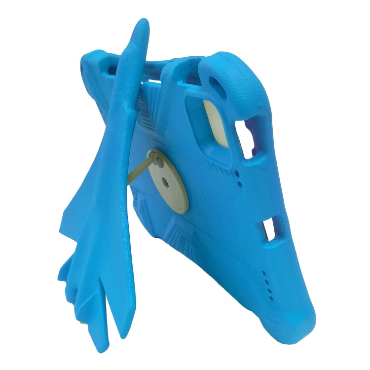For iPad Pro 11 2024 360 Rotation Aircraft Holder EVA Shockproof Tablet Case(Blue) - iPad Pro 11 2024 Cases by PMC TechLife | Online Shopping South Africa | PMC TechLife | Buy Now Pay Later Mobicred