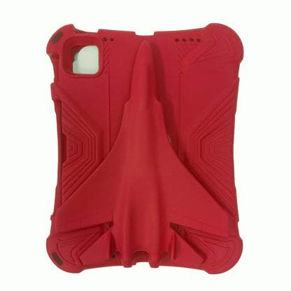 For iPad Pro 11 2024 360 Rotation Aircraft Holder EVA Shockproof Tablet Case(Red) - iPad Pro 11 2024 Cases by PMC Jewellery | Online Shopping South Africa | PMC Jewellery | Buy Now Pay Later Mobicred