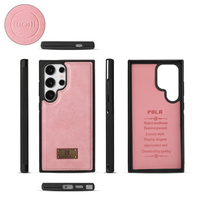 For Samsung Galaxy S24 5G Multi-functional Zipper Wallet Leather Phone Case(Pink) - Galaxy S24 5G Cases by PMC Jewellery | Online Shopping South Africa | PMC Jewellery | Buy Now Pay Later Mobicred