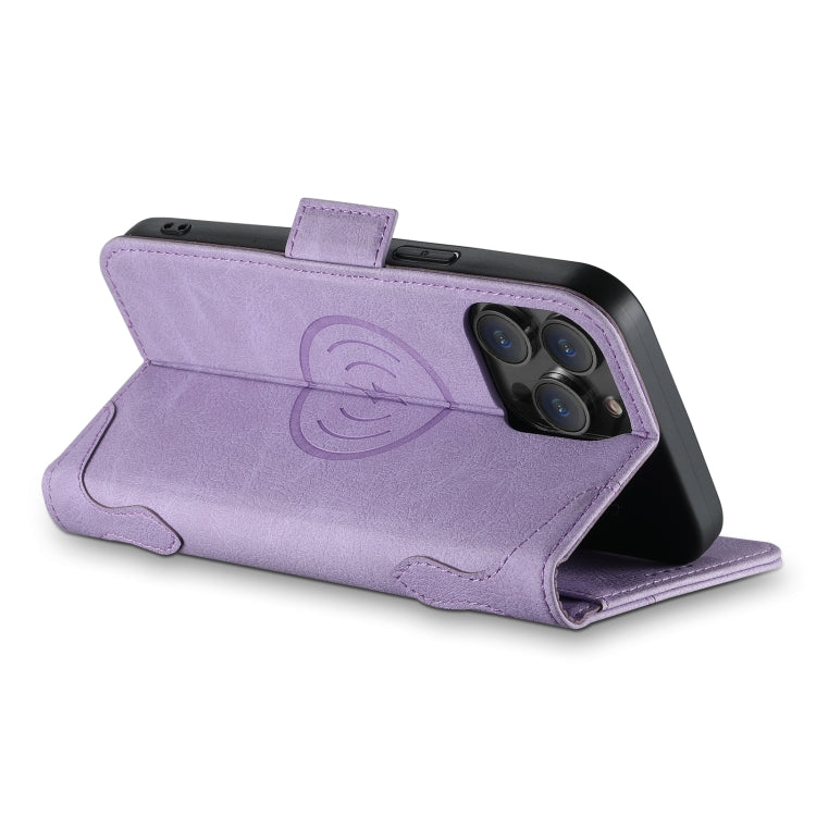 For iPhone 12 / 12 Pro SUTENI J07 Multifunctional Horizontal Flip Magsafe Leather Phone Case(Purple) - iPhone 12 / 12 Pro Cases by Suteni | Online Shopping South Africa | PMC Jewellery | Buy Now Pay Later Mobicred