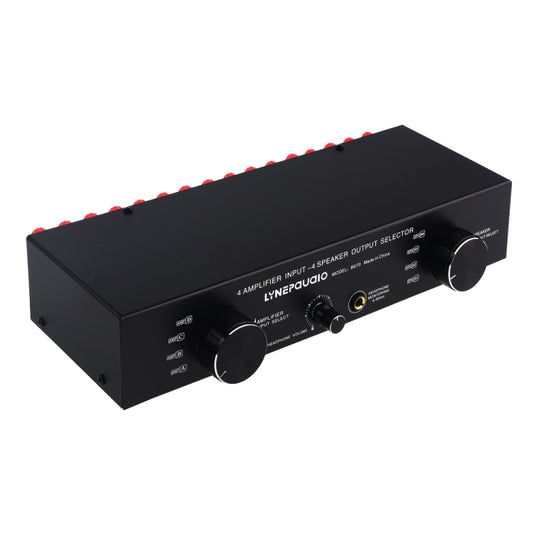 B070 4 Input 4 Ooutput Power Amplifier Speaker Selector Switcher Speaker Comparator -  by PMC Jewellery | Online Shopping South Africa | PMC Jewellery | Buy Now Pay Later Mobicred