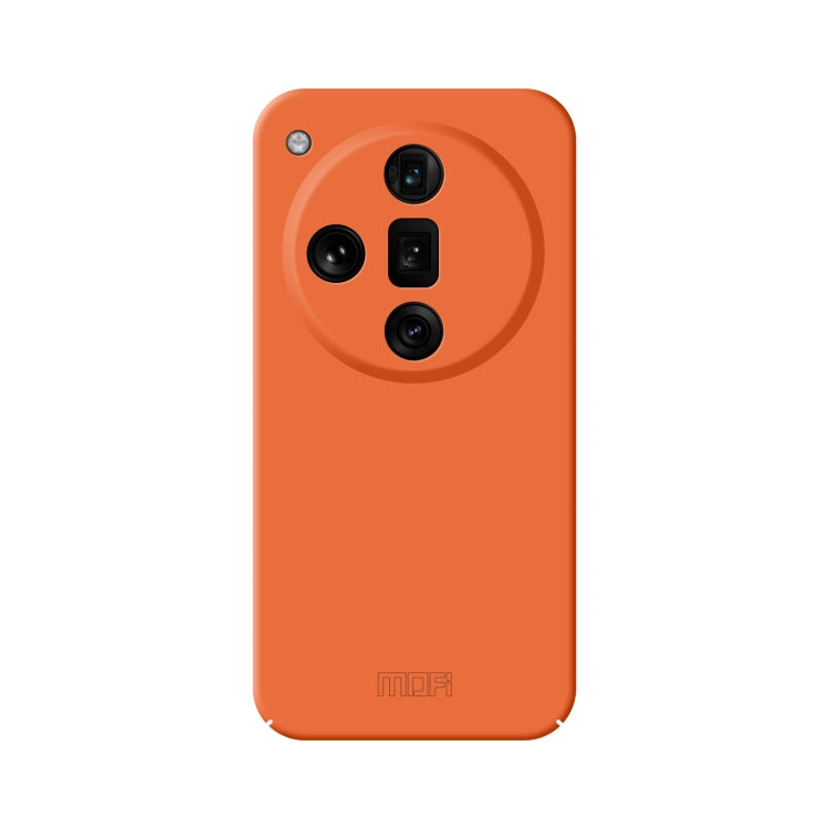 For OPPO Find X7 Ultra MOFI Qin Series Skin Feel All-inclusive PC Phone Case(Orange) - Find X7 Ultra Cases by MOFI | Online Shopping South Africa | PMC Jewellery