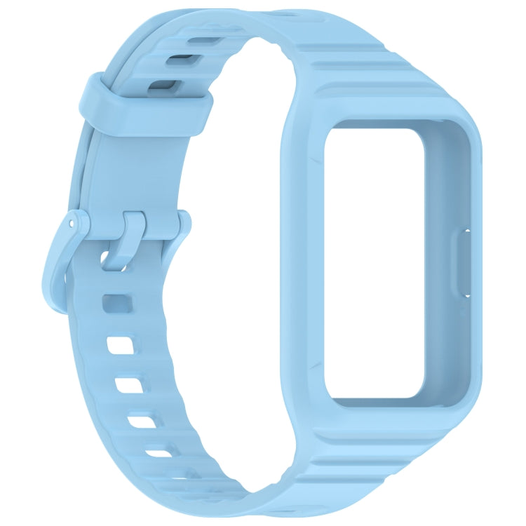 For Samsung Galaxy Fit 3 Integrated TPU Watch Band(Sky Blue) - Watch Bands by PMC TechLife | Online Shopping South Africa | PMC TechLife