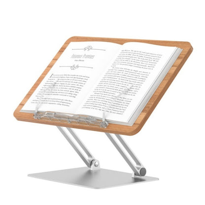 BG-4 Desktop Book Reading Bracket Aluminum Alloy +Wood Board Textbook Tablet Holder Stand - Laptop Stand by PMC Jewellery | Online Shopping South Africa | PMC Jewellery | Buy Now Pay Later Mobicred