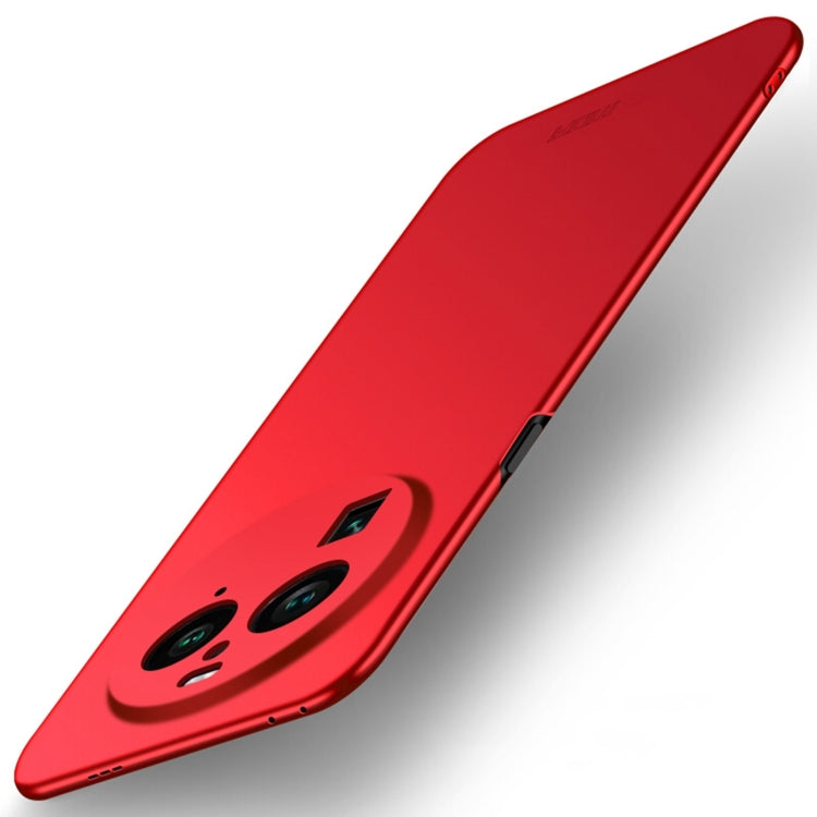 For OPPO Find X6 Pro MOFI Micro-Frosted PC Ultra-thin Hard Phone Case(Red) - OPPO Cases by MOFI | Online Shopping South Africa | PMC TechLife