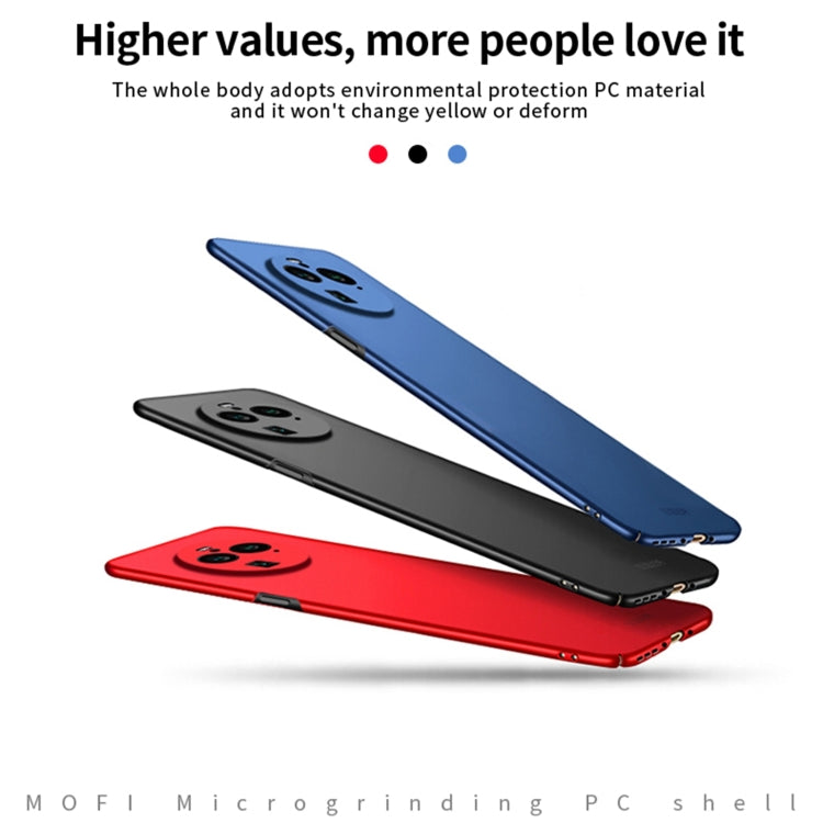 For OPPO Find X6 Pro MOFI Micro-Frosted PC Ultra-thin Hard Phone Case(Red) - OPPO Cases by MOFI | Online Shopping South Africa | PMC TechLife