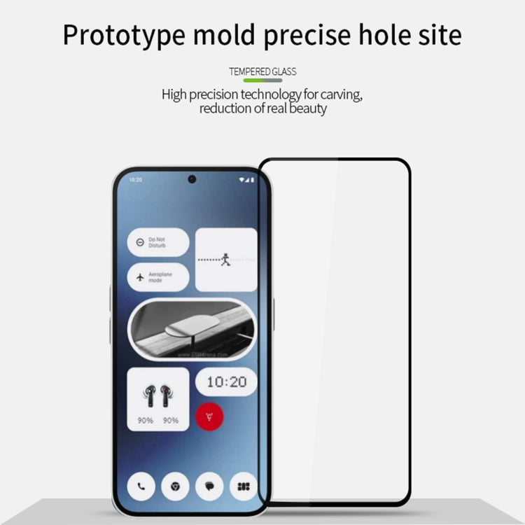 For Nothing Phone 2a MOFI 9H 2.5D Full Screen Tempered Glass Film(Black) - Others by MOFI | Online Shopping South Africa | PMC TechLife | Buy Now Pay Later Mobicred