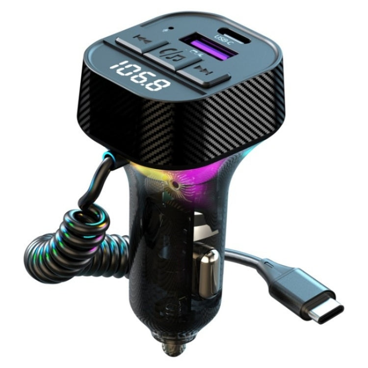 C53 Fast Charging Car Charger Car Bluetooth Receiver FM Transmitter MP3 Player - Car Charger by PMC TechLife | Online Shopping South Africa | PMC TechLife | Buy Now Pay Later Mobicred