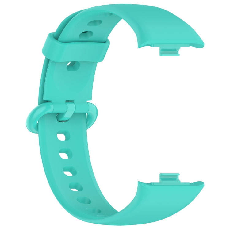 For Redmi Watch 4 Solid Color Colorful Buckle Silicone Watch Band(Teal) - Watch Bands by PMC Jewellery | Online Shopping South Africa | PMC Jewellery