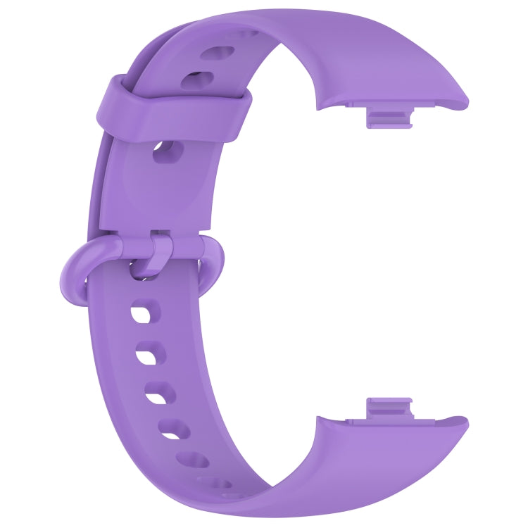 For Xiaomi  Mi Band 8 Pro Solid Color Colorful Buckle Silicone Watch Band(Purple) - Watch Bands by PMC Jewellery | Online Shopping South Africa | PMC Jewellery