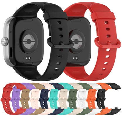 For Xiaomi  Mi Band 8 Pro Solid Color Colorful Buckle Silicone Watch Band(Black) - Watch Bands by PMC Jewellery | Online Shopping South Africa | PMC Jewellery