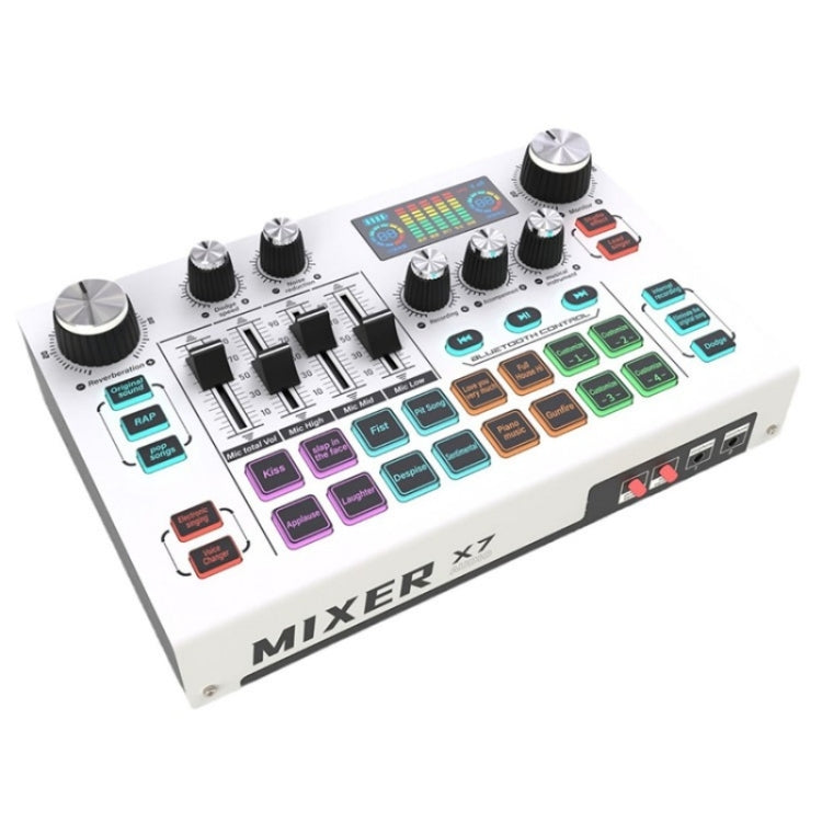 X7 48V Live Broadcast Audio Mixer Professional Microphone Live Sound Card - Live Sound Effects Processors by PMC Jewellery | Online Shopping South Africa | PMC Jewellery | Buy Now Pay Later Mobicred