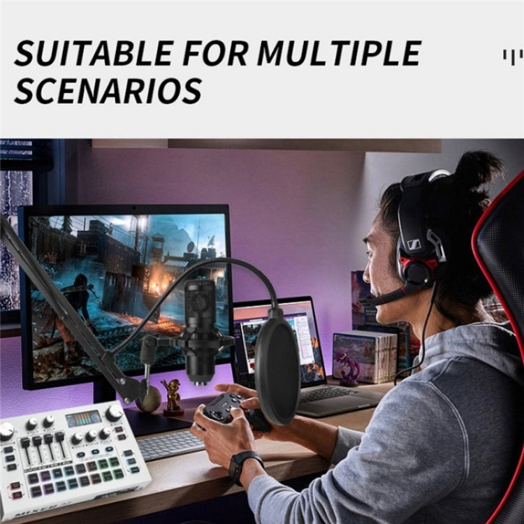 X7 48V Live Broadcast Audio Mixer Professional Microphone Live Sound Card - Live Sound Effects Processors by PMC TechLife | Online Shopping South Africa | PMC TechLife | Buy Now Pay Later Mobicred