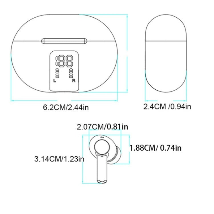 M10 Wireless Bluetooth Smart Voice Translator Headset Multiple Languages Translation Earphones(White) -  by PMC TechLife | Online Shopping South Africa | PMC TechLife | Buy Now Pay Later Mobicred