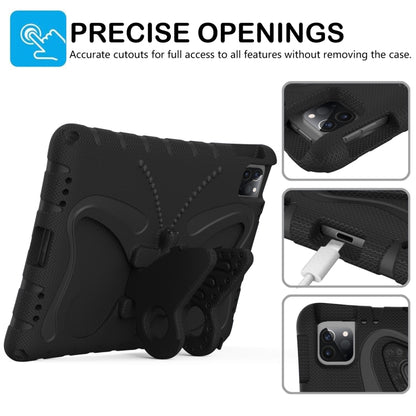 For iPad Air 11 2024 Butterfly Bracket EVA Shockproof Tablet Case(Black) - iPad Air 11 2024 Cases by PMC Jewellery | Online Shopping South Africa | PMC Jewellery | Buy Now Pay Later Mobicred