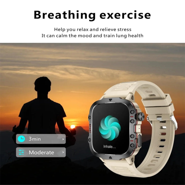 QX11 1.96 inch Color Screen Smart Watch Leather Strap Support Bluetooth Call(Brown) - Smart Watches by PMC TechLife | Online Shopping South Africa | PMC TechLife