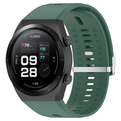 For Xiaomi Watch H1 Blood Pressure Watch Silicone Watch Band(Dark Green) - Watch Bands by PMC Jewellery | Online Shopping South Africa | PMC Jewellery