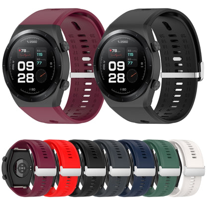 For Xiaomi Watch H1 Blood Pressure Watch Silicone Watch Band(Wine Red) - Watch Bands by PMC Jewellery | Online Shopping South Africa | PMC Jewellery