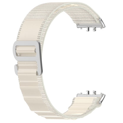 For Samsung Galaxy Fit 3 Nylon Canvas Watch Band(Starlight) - Watch Bands by PMC Jewellery | Online Shopping South Africa | PMC Jewellery