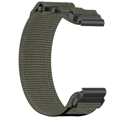 For Garmin MARQ Athlete Gen 2 22mm Nylon Hook And Loop Fastener Watch Band(Grey) - Watch Bands by PMC Jewellery | Online Shopping South Africa | PMC Jewellery