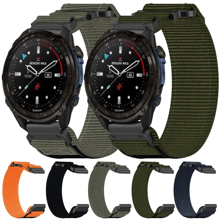 For Garmin Epix Pro 42mm 20mm Nylon Hook And Loop Fastener Watch Band(Blue) - Watch Bands by PMC TechLife | Online Shopping South Africa | PMC TechLife