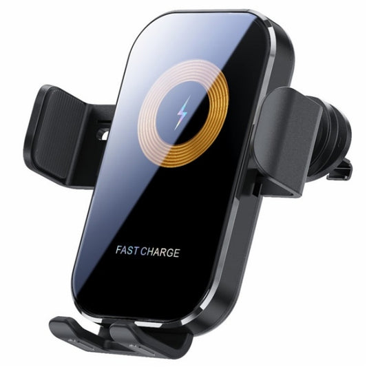 X12 Car Air Vent Touch Sensing Wireless Phone Charger Holder(Black) - Wireless Charging Pads by PMC Jewellery | Online Shopping South Africa | PMC Jewellery | Buy Now Pay Later Mobicred