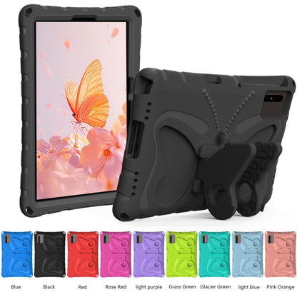 For Samsung Galaxy Tab S9 11 X710 Butterfly Bracket EVA Shockproof Tablet Case(Black) - Other Galaxy Tab PC by PMC Jewellery | Online Shopping South Africa | PMC Jewellery | Buy Now Pay Later Mobicred