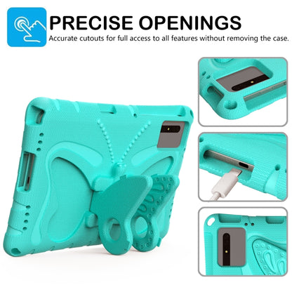 For Samsung Galaxy Tab S9 11 X710 Butterfly Bracket EVA Shockproof Tablet Case(Mint Green) - Other Galaxy Tab PC by PMC Jewellery | Online Shopping South Africa | PMC Jewellery | Buy Now Pay Later Mobicred