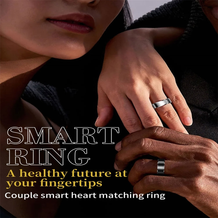 R6 SIZE 8 Smart Ring, Support Heart Rate / Blood Oxygen / Sleep Monitoring(Black) - Smart Rings / Smart Telephones by PMC Jewellery | Online Shopping South Africa | PMC Jewellery | Buy Now Pay Later Mobicred