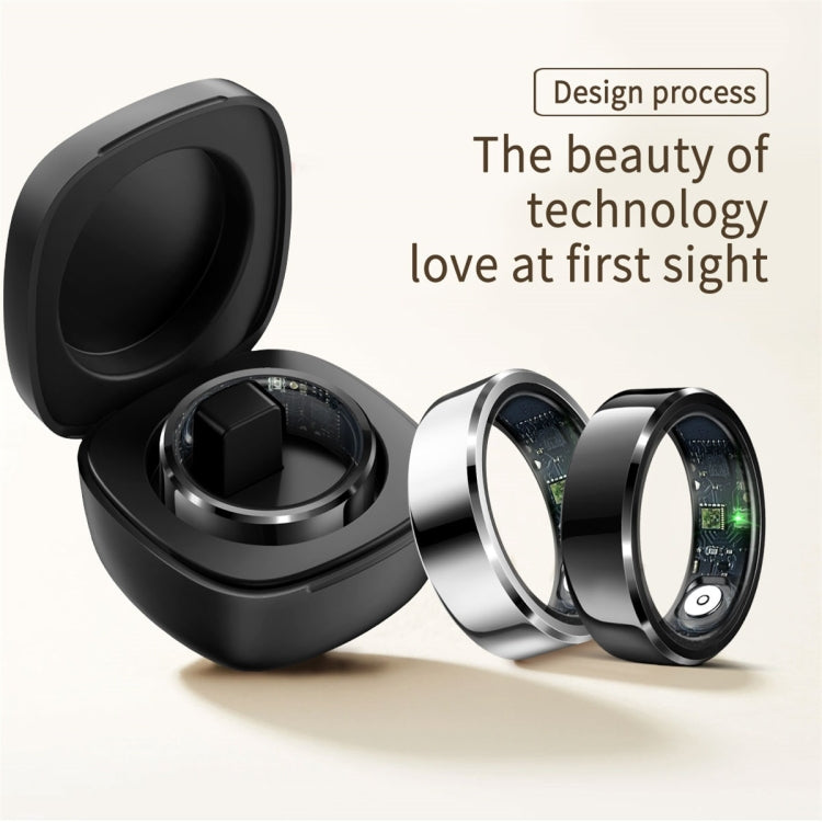 R6 SIZE 8 Smart Ring, Support Heart Rate / Blood Oxygen / Sleep Monitoring(Black) - Smart Rings / Smart Telephones by PMC Jewellery | Online Shopping South Africa | PMC Jewellery | Buy Now Pay Later Mobicred