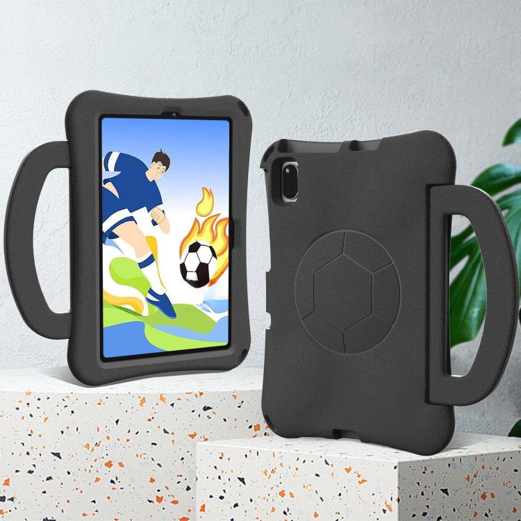 For Lenovo Tab M10 Plus TB-X606F 10.3 Handle Football Shaped EVA Shockproof Tablet Case(Black) - Lenovo by PMC TechLife | Online Shopping South Africa | PMC TechLife | Buy Now Pay Later Mobicred