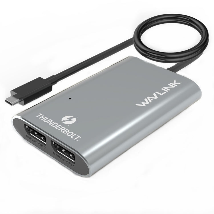 WAVLINK UTA21D DP 4K/5K/8K Video Thunderbolt 3 Type-C to Dual DisplayPort  Adapter -  by WAVLINK | Online Shopping South Africa | PMC Jewellery | Buy Now Pay Later Mobicred