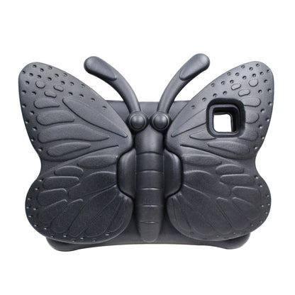 For iPad Air 11 2024 Butterfly Bracket Kids EVA Shockproof Tablet Case(Black) - iPad Air 11 2024 Cases by PMC Jewellery | Online Shopping South Africa | PMC Jewellery | Buy Now Pay Later Mobicred