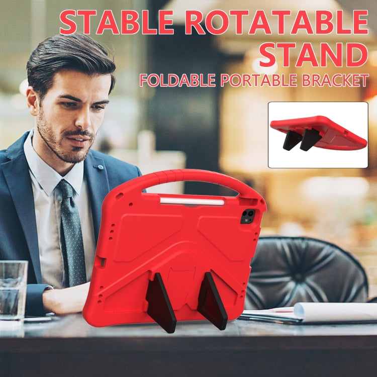 For iPad Air 13 2024 EVA Shockproof Tablet Case with Holder(Red) - iPad Air 13 2024 Cases by PMC TechLife | Online Shopping South Africa | PMC TechLife | Buy Now Pay Later Mobicred