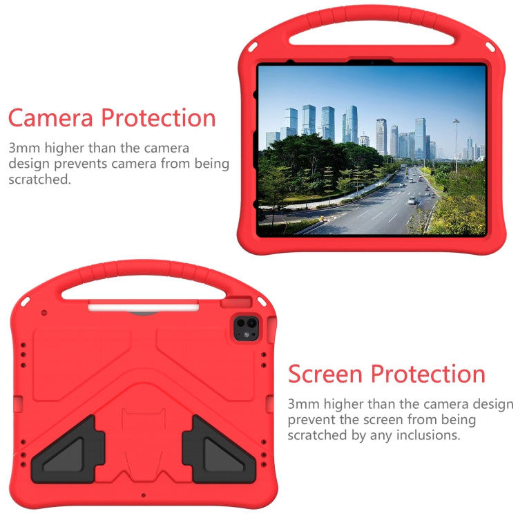 For iPad Air 13 2024 EVA Shockproof Tablet Case with Holder(Red) - iPad Air 13 2024 Cases by PMC Jewellery | Online Shopping South Africa | PMC Jewellery | Buy Now Pay Later Mobicred