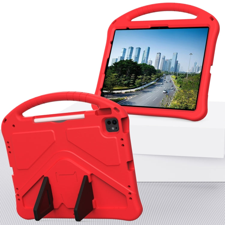 For iPad Pro 13 2024 EVA Shockproof Tablet Case with Holder(Red) - iPad Pro 13 2024 Cases by PMC Jewellery | Online Shopping South Africa | PMC Jewellery | Buy Now Pay Later Mobicred