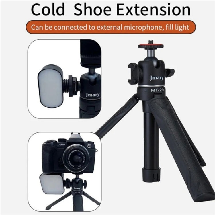 JMARY MT-29 Mini Extendable Live Streaming Desktop Tripod Selfie Stick Camera Phone Holder - free shipping - PMC TechLife - Order now!