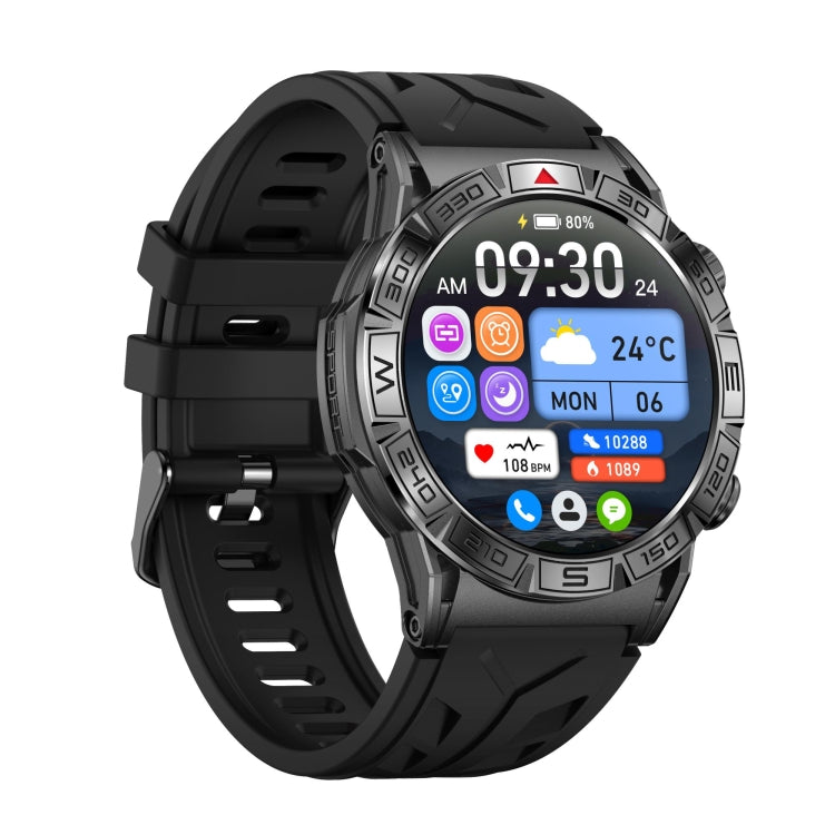 KC80 1.43 inch Color Screen Smart Watch, Support AI Voice Assistant / Bluetooth Call(Black) - Smart Watches by PMC Jewellery | Online Shopping South Africa | PMC Jewellery | Buy Now Pay Later Mobicred