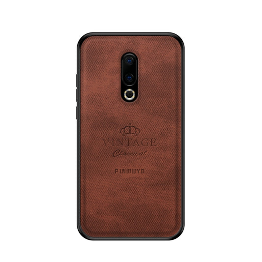 PINWUYO Shockproof Waterproof Full Coverage PC + TPU + Skin Protective Case for Meizu 16th(Brown) - Meizu by PINWUYO | Online Shopping South Africa | PMC Jewellery | Buy Now Pay Later Mobicred