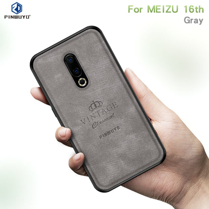 PINWUYO Shockproof Waterproof Full Coverage PC + TPU + Skin Protective Case for Meizu 16th(Blue) - Meizu by PINWUYO | Online Shopping South Africa | PMC Jewellery | Buy Now Pay Later Mobicred