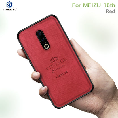 PINWUYO Shockproof Waterproof Full Coverage PC + TPU + Skin Protective Case for Meizu 16th(Red) - Meizu by PINWUYO | Online Shopping South Africa | PMC Jewellery | Buy Now Pay Later Mobicred