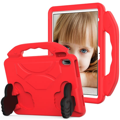 For iPad Air 11 2025 / 2024 Children EVA Shockproof Tablet Case with Thumb Bracket(Red) - iPad Air 11 2025 / 2024 Cases by PMC Jewellery | Online Shopping South Africa | PMC Jewellery | Buy Now Pay Later Mobicred