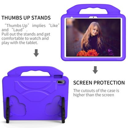 For iPad Air 11 2025 / 2024 Children EVA Shockproof Tablet Case with Thumb Bracket(Purple) - iPad Air 11 2025 / 2024 Cases by PMC Jewellery | Online Shopping South Africa | PMC Jewellery | Buy Now Pay Later Mobicred