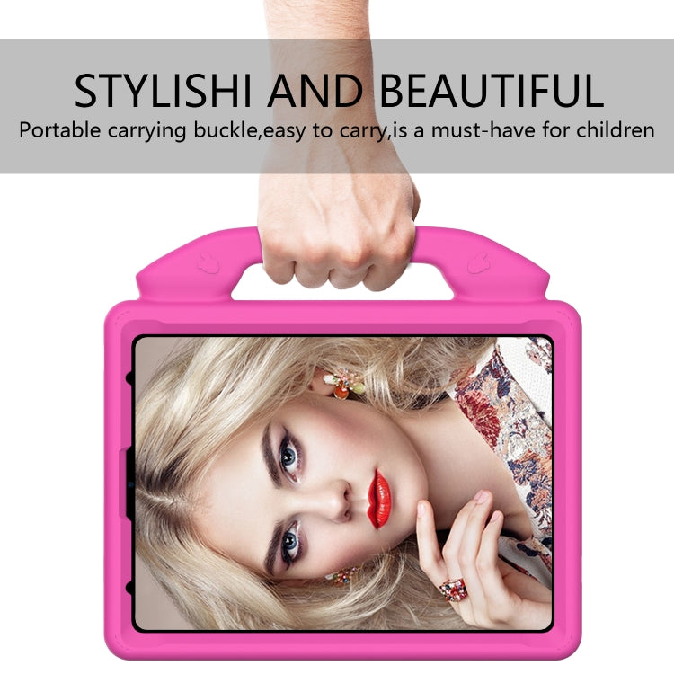 For iPad Pro 11 2024 Children EVA Shockproof Tablet Case with Thumb Bracket(RoseRed) - iPad Pro 11 2024 Cases by PMC TechLife | Online Shopping South Africa | PMC TechLife | Buy Now Pay Later Mobicred