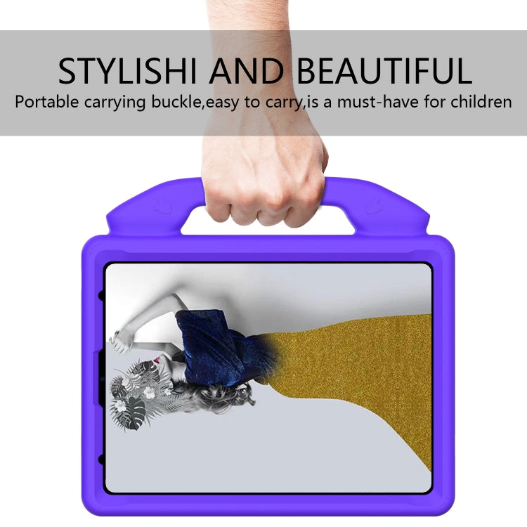 For iPad Pro 11 2024 Children EVA Shockproof Tablet Case with Thumb Bracket(Purple) - iPad Pro 11 2024 Cases by PMC TechLife | Online Shopping South Africa | PMC TechLife | Buy Now Pay Later Mobicred