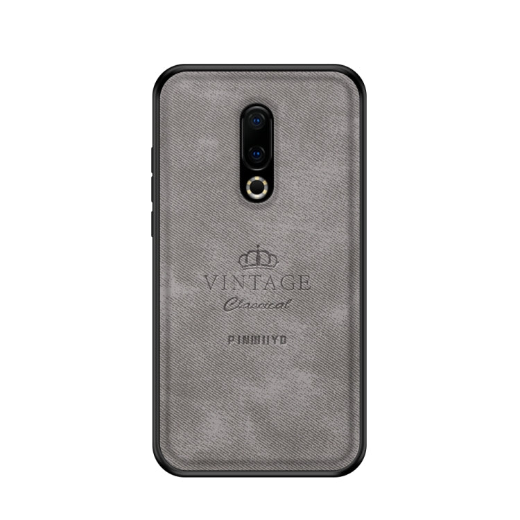 PINWUYO Shockproof Waterproof Full Coverage PC + TPU + Skin Protective Case for Meizu 16 Plus(Gray) - Meizu by PINWUYO | Online Shopping South Africa | PMC Jewellery | Buy Now Pay Later Mobicred