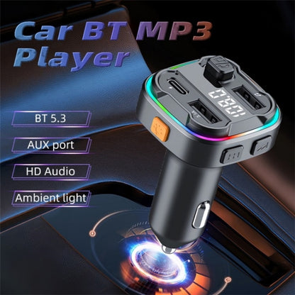 C3 Dual USB Car Charger Bluetooth Hands-free Call Adapter FM Transmitter Car MP3 Music Player - Car Charger by PMC Jewellery | Online Shopping South Africa | PMC Jewellery | Buy Now Pay Later Mobicred