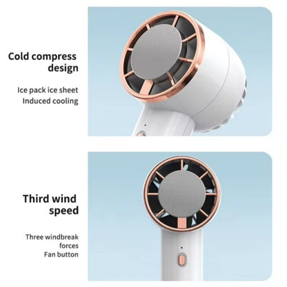 CL02 Outdoor Summer Cooler Cooling Effect Handheld Fan USB Semiconductor Fan(Green) - Electric Fans by PMC Jewellery | Online Shopping South Africa | PMC Jewellery | Buy Now Pay Later Mobicred